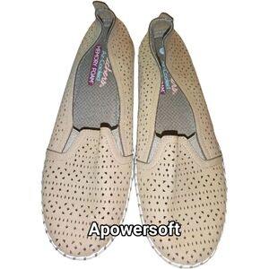 Perforated Slip-On Sneakers — Skechers — Size 10